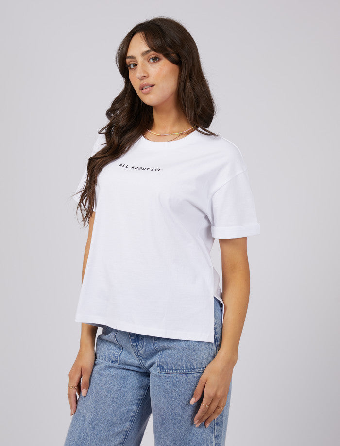 AAE WASHED TEE WHITE