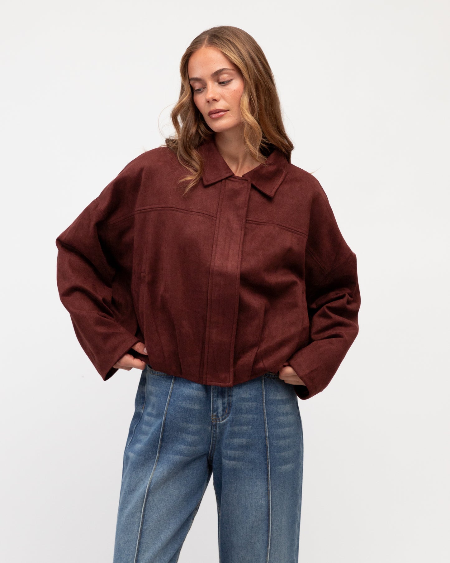 Brooklyn Bomber Jacket - Plum