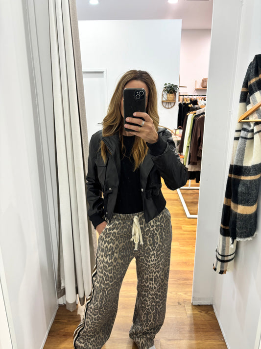 Abbi Cropped PU Jacket by Artikle Clothing