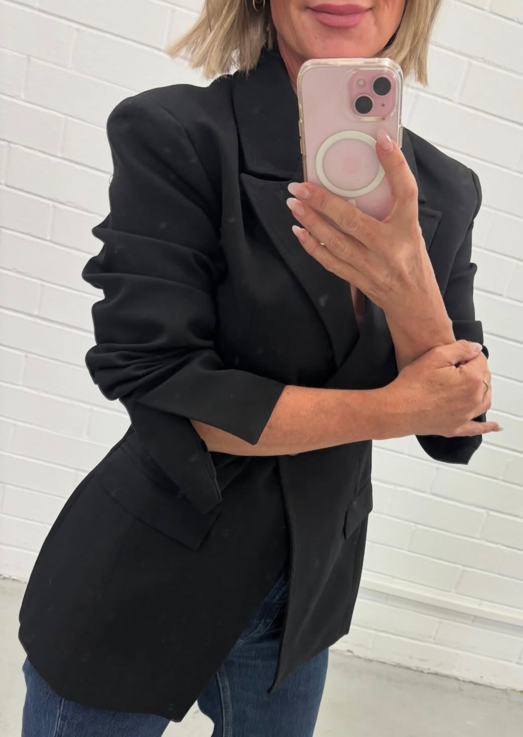 Sloane Blazer - Peach & Parla by Artikle Clothing