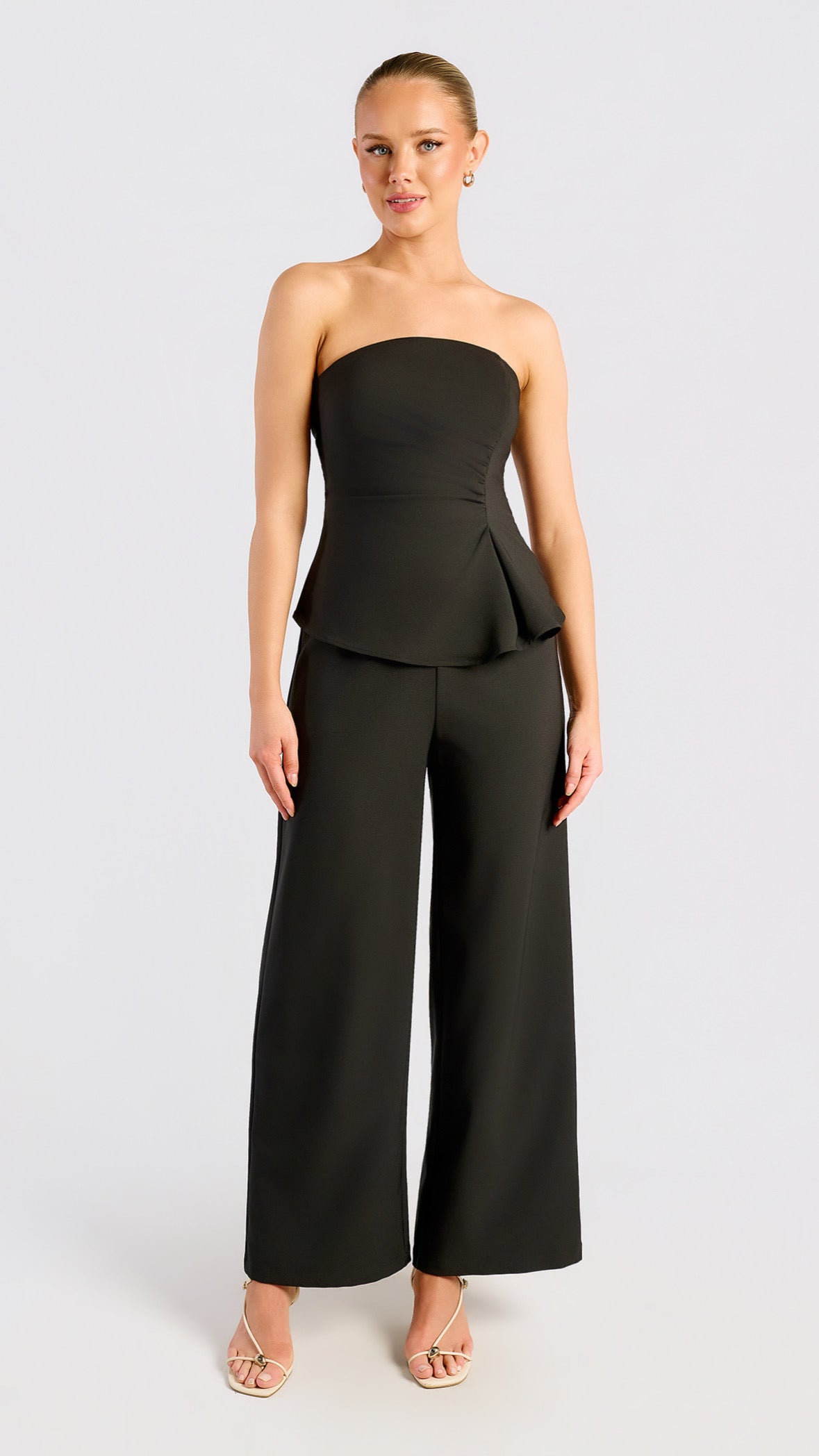 Rossa Strapless Top - Black by Artikle Clothing