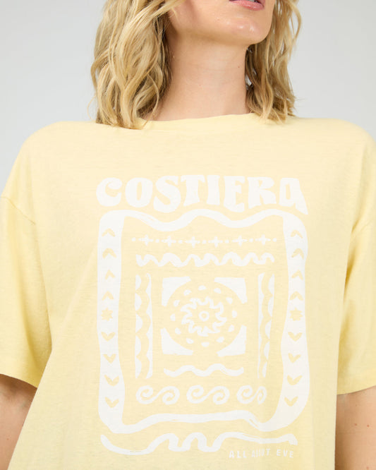 Costiera Relaxed Tee - Yellow