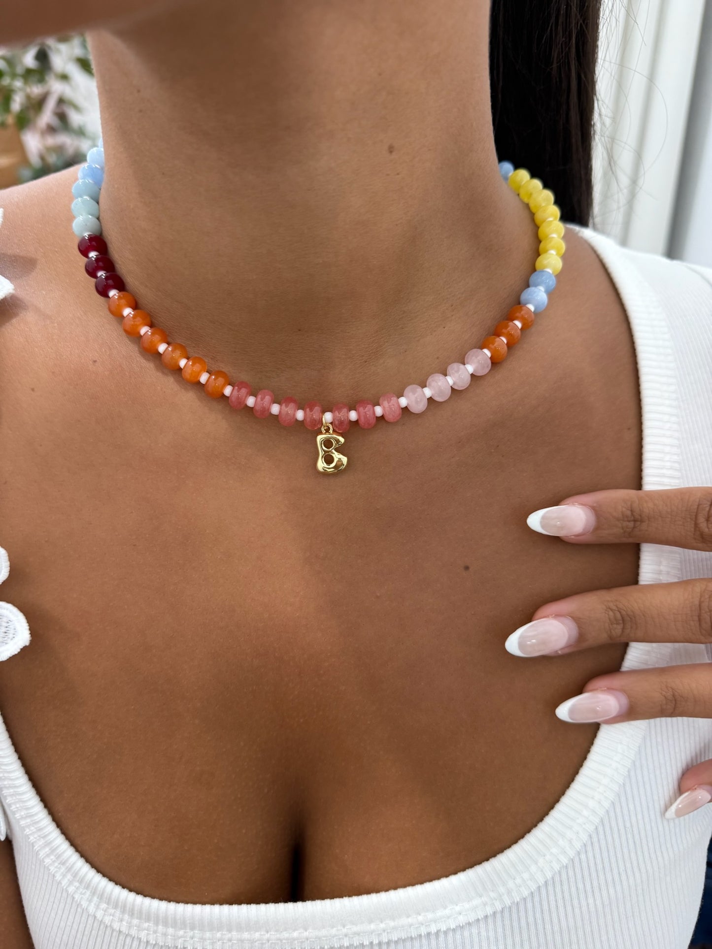 Billie Initial Necklace - Gold by Artikle Clothing