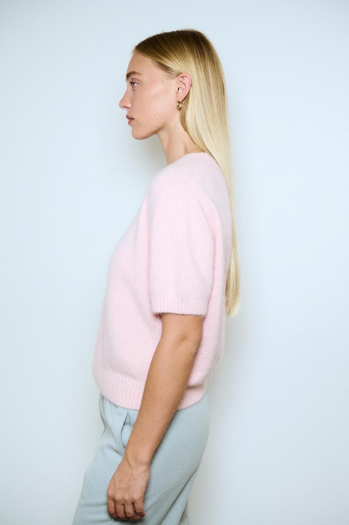 Anna Knit Tee - Pink by Artikle Clothing