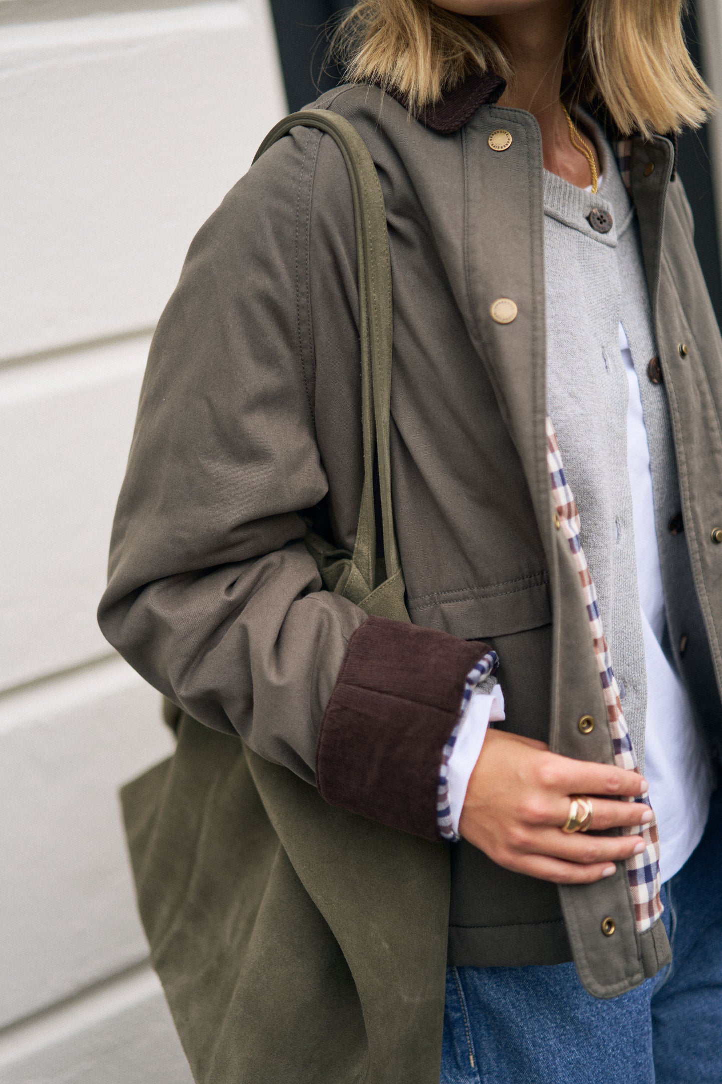 Ceres Life Blair Barn Jacket - Moss by Artikle Clothing
