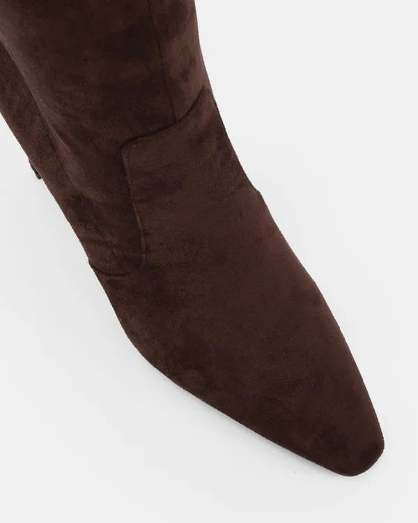 Novo Kyomi Boot - Espresso Suede by Artikle Clothing