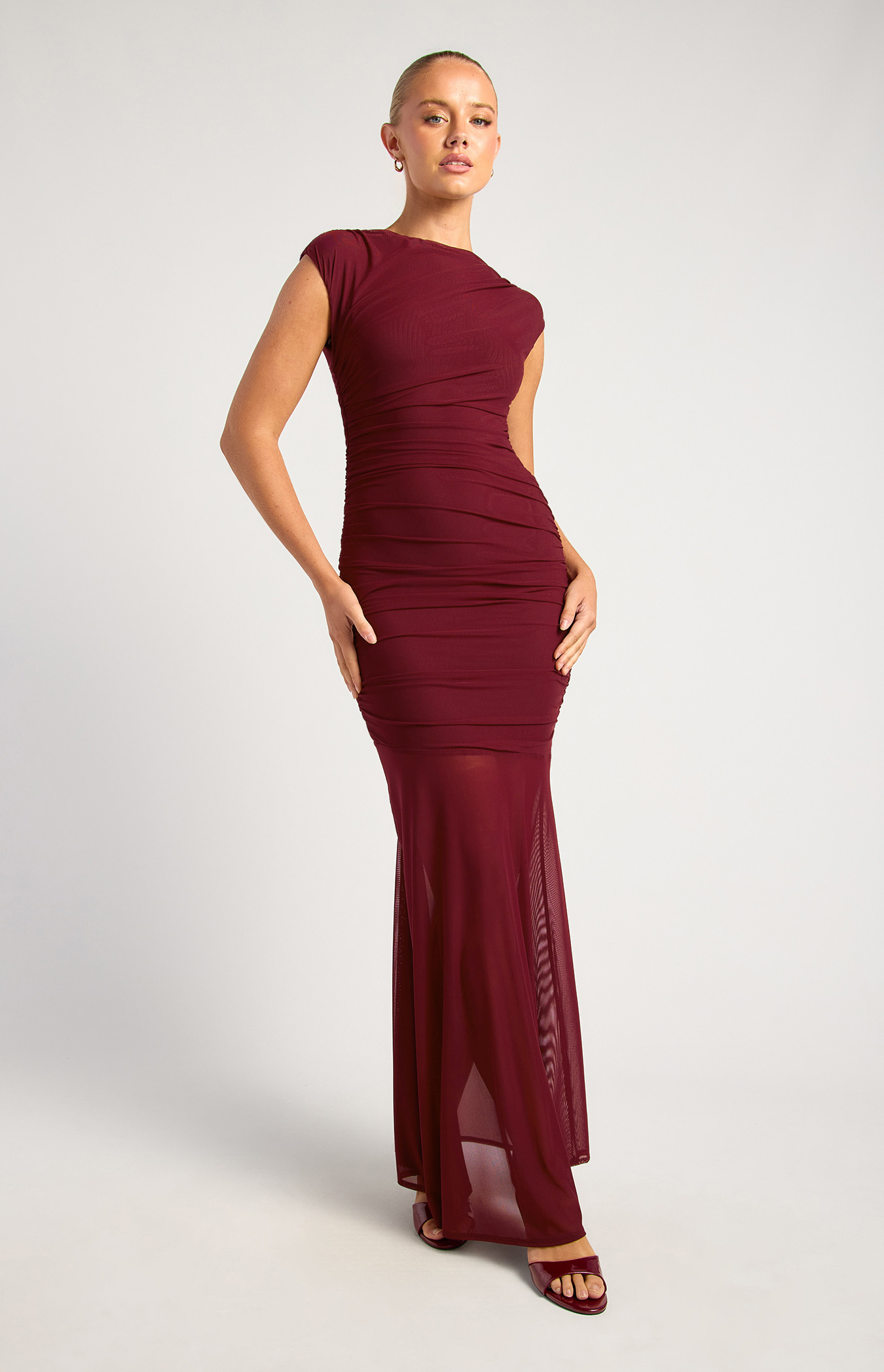 Gabby Dress - Merlot by Artikle Clothing