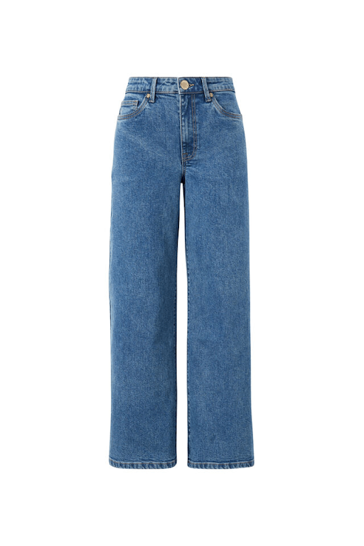 Ceres Life Evie Wide Leg Jean - Fresh Indigo by Artikle Clothing