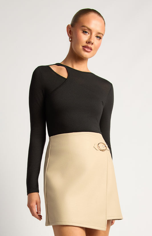 Solace Layer Top - Black by Artikle Clothing