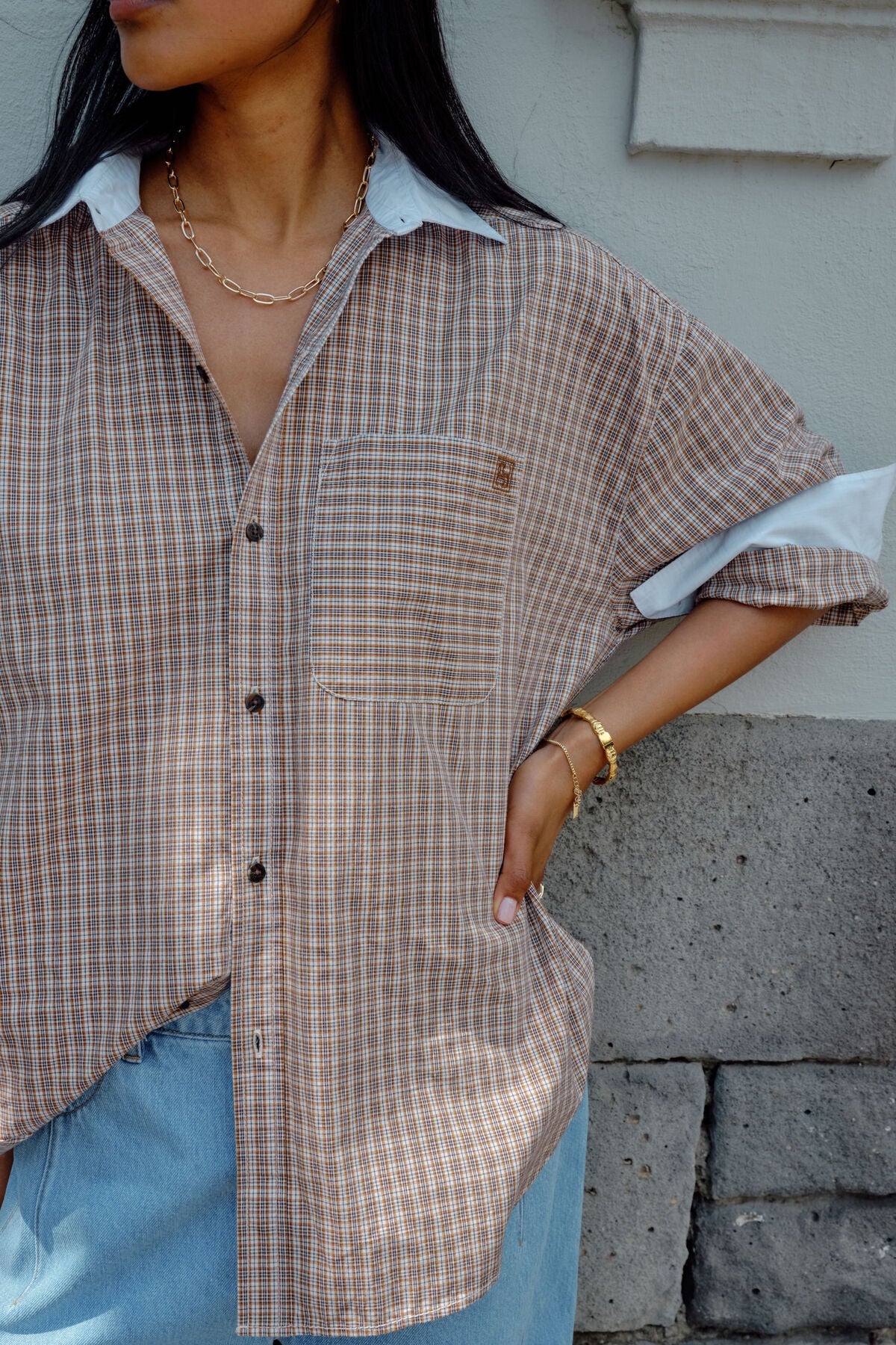 Peta Oversized Shirt by Ceres Life by Artikle Clothing