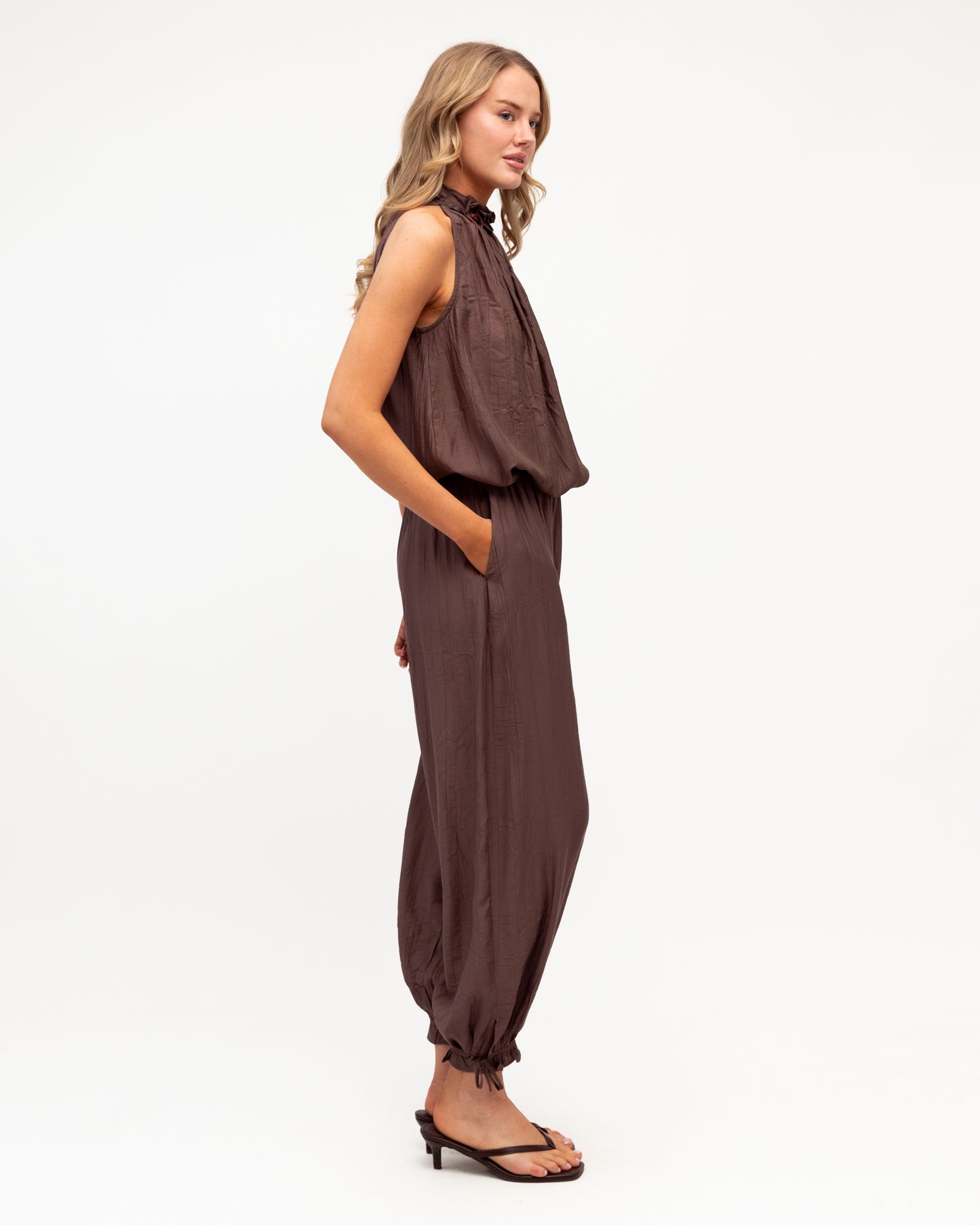 Golden Hour Pant - Chocolate by Artikle Clothing