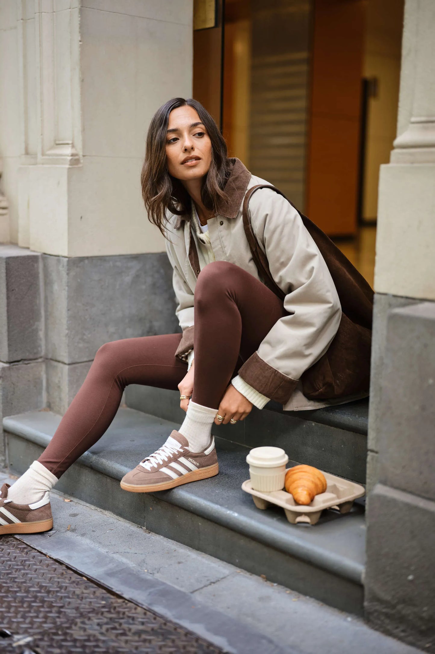 Ceres Life Ponte Pants - Chocolate by Artikle Clothing