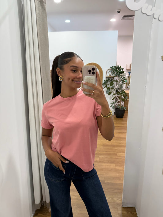 Rhodes Tee - Candy Pink by Artikle Clothing