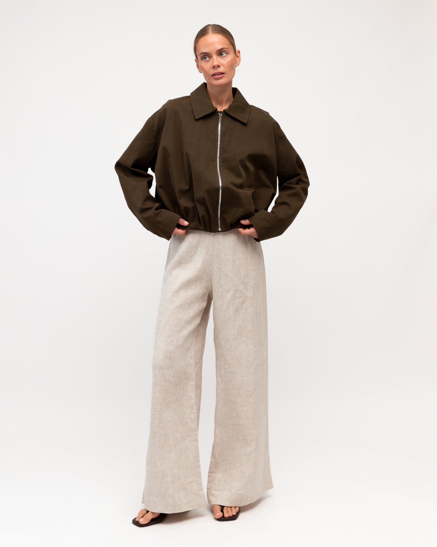 Daily Bomber Jacket - Choc