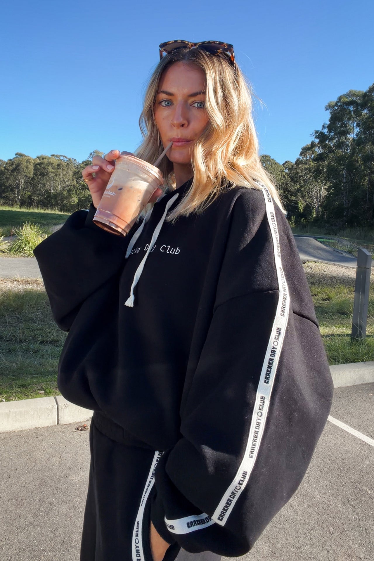 Cloud Racer Hoodie Black by Artikle Clothing
