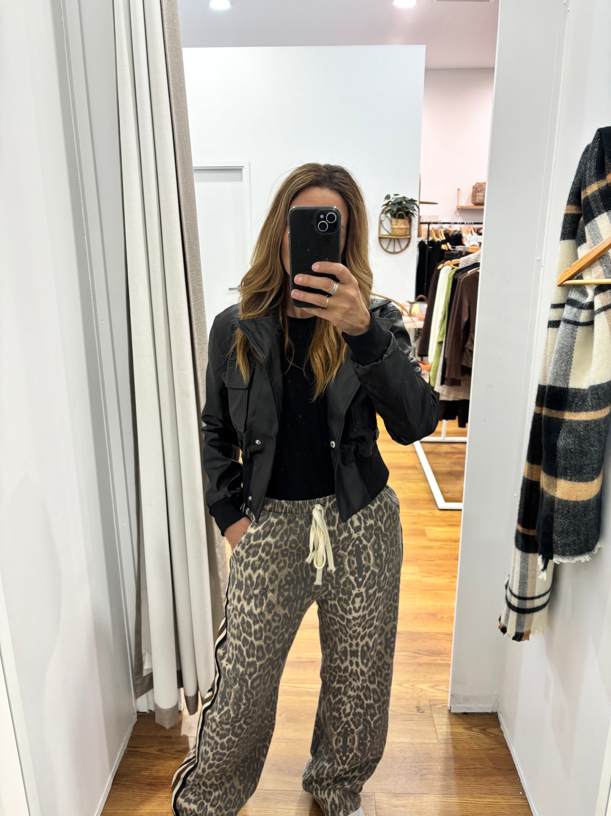 Abbi Cropped PU Jacket by Artikle Clothing