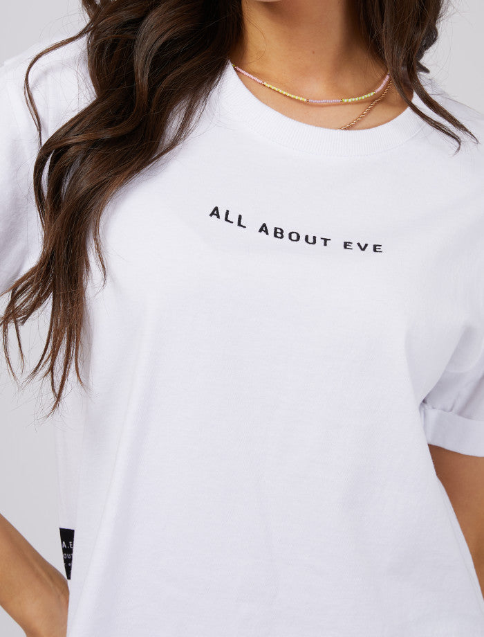 AAE WASHED TEE WHITE