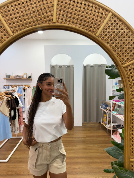 Little Lies Milos Tee - White