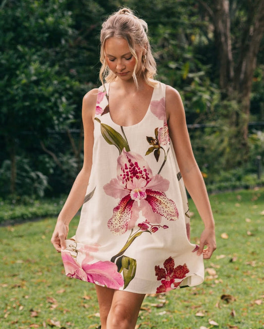 Floral Fantasy Mini Dress -