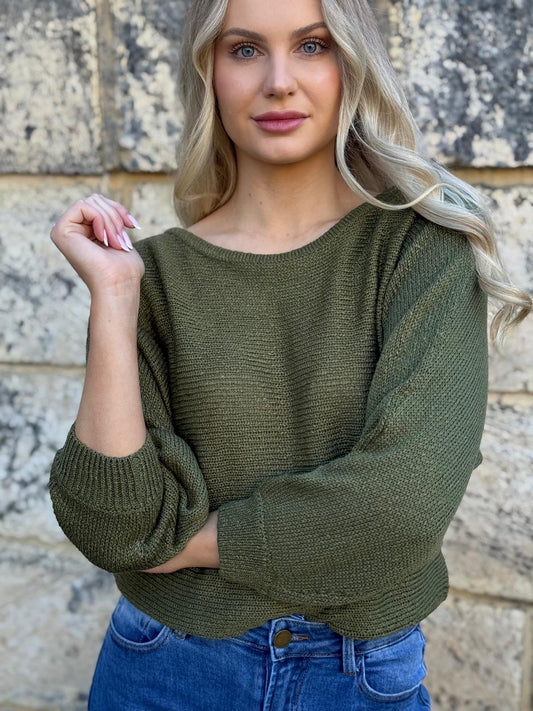 Tape Boat Knit - Khaki by Artikle Clothing