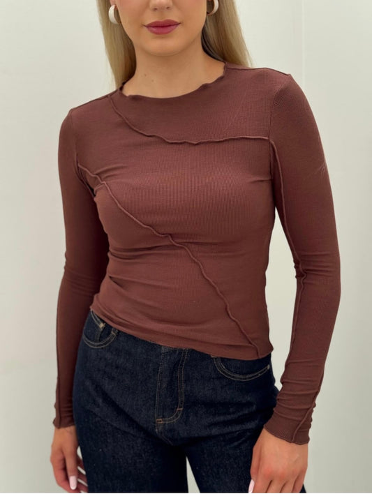 Deya Top - Chocolate