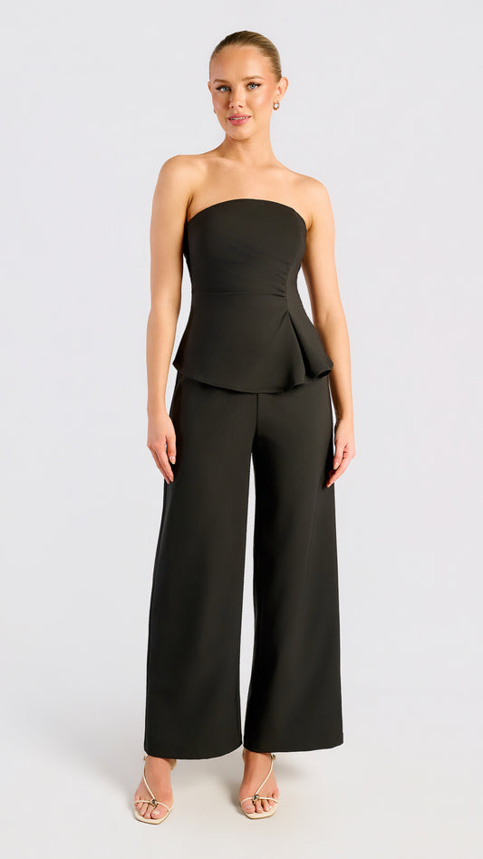 Rossa Strapless Top - Black by Artikle Clothing