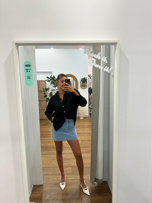 Becca Skirt - Light Blue