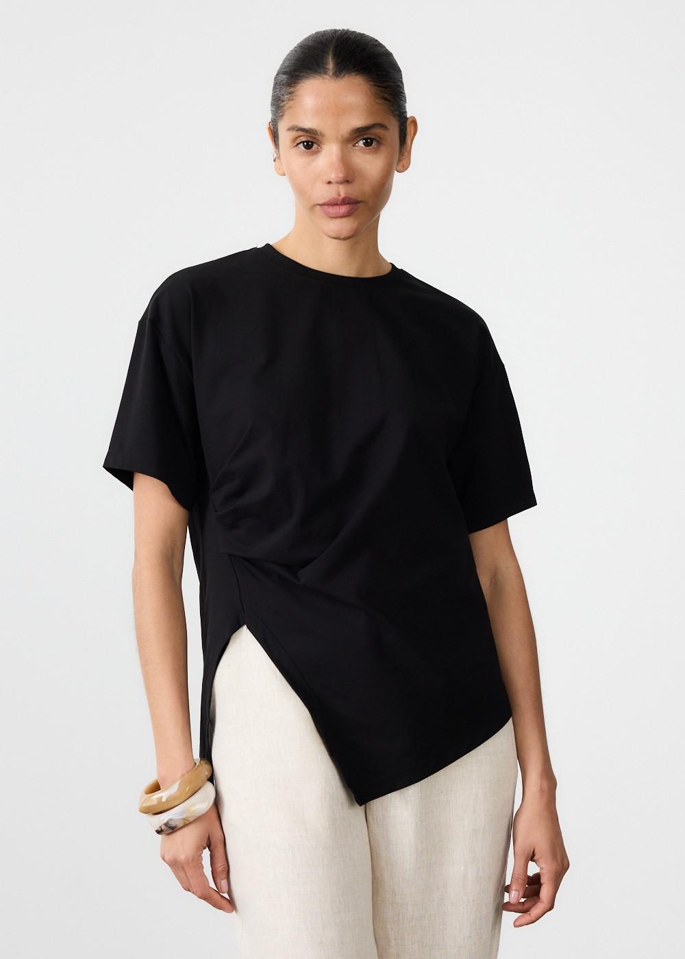 Ruched Jersey Tee by Little Lies by Artikle Clothing