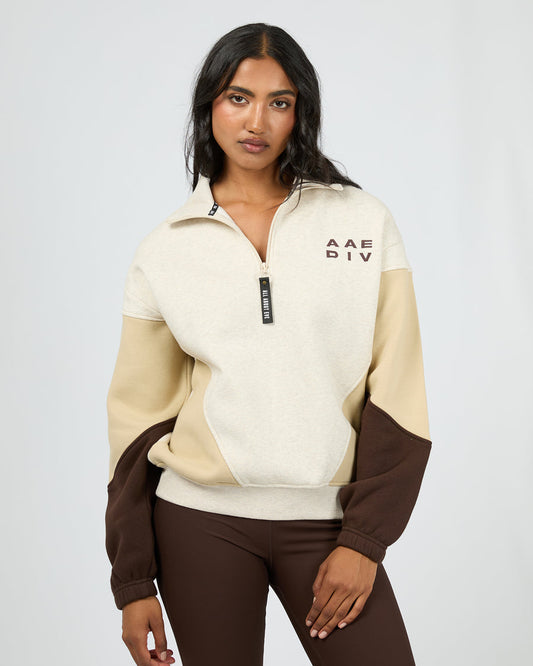 Suvannah Panel Zip - Oat