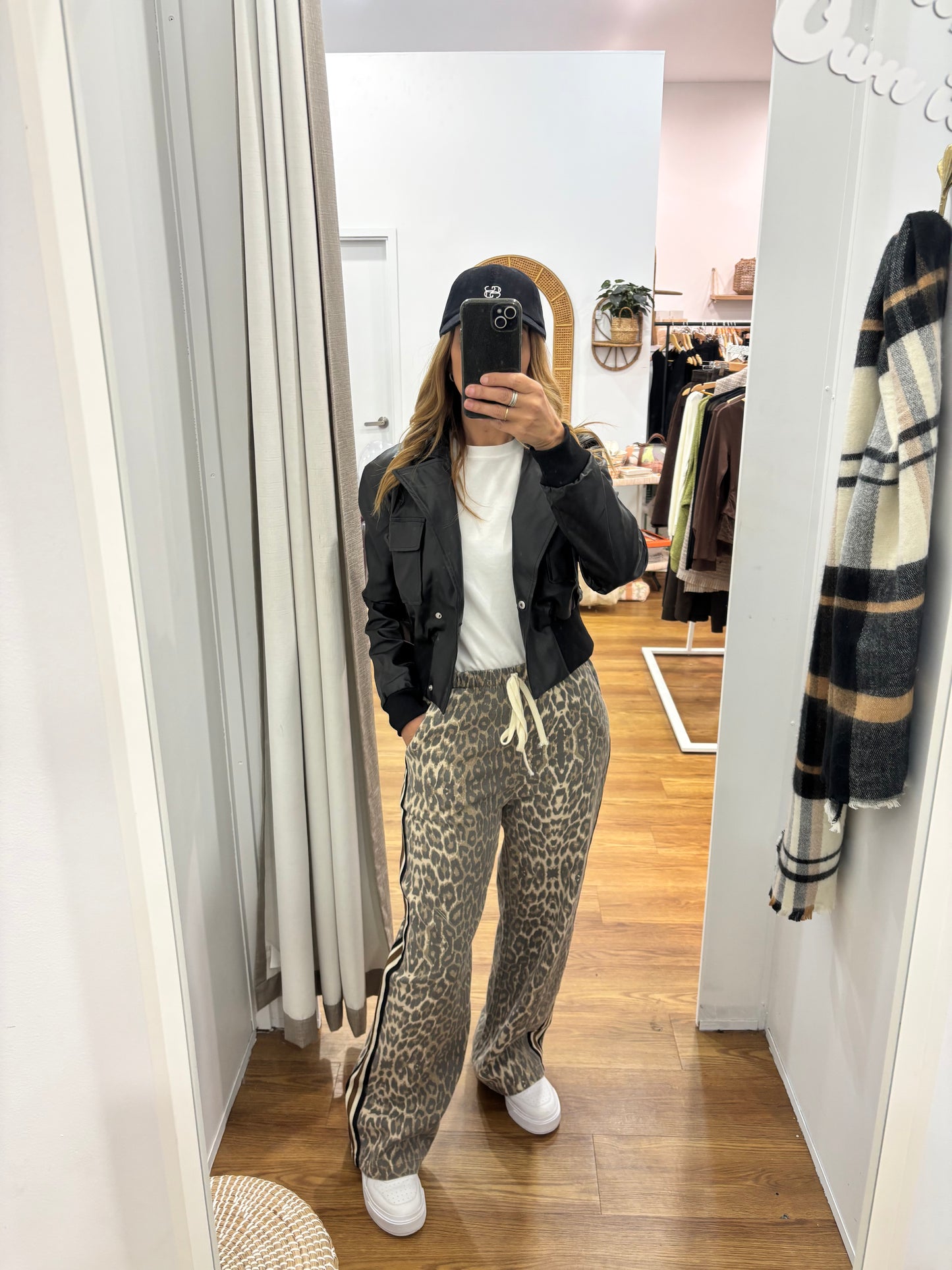 By Frankie Leopard Racer Pant by Artikle Clothing