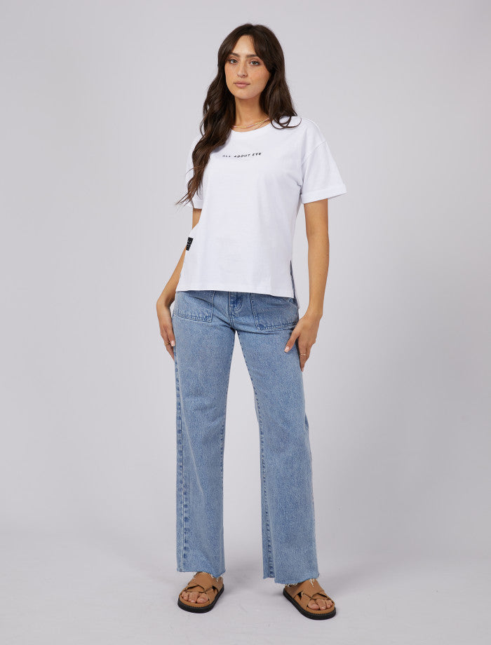 AAE WASHED TEE WHITE