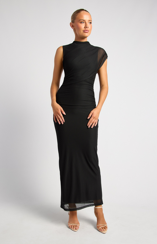 Zeina maxi Dress - Black by Artikle Clothing