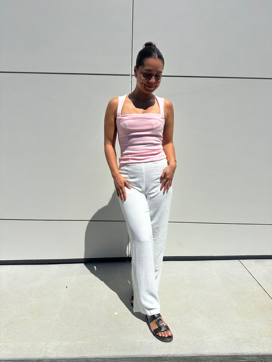 Kody Square Neck Top - Musk