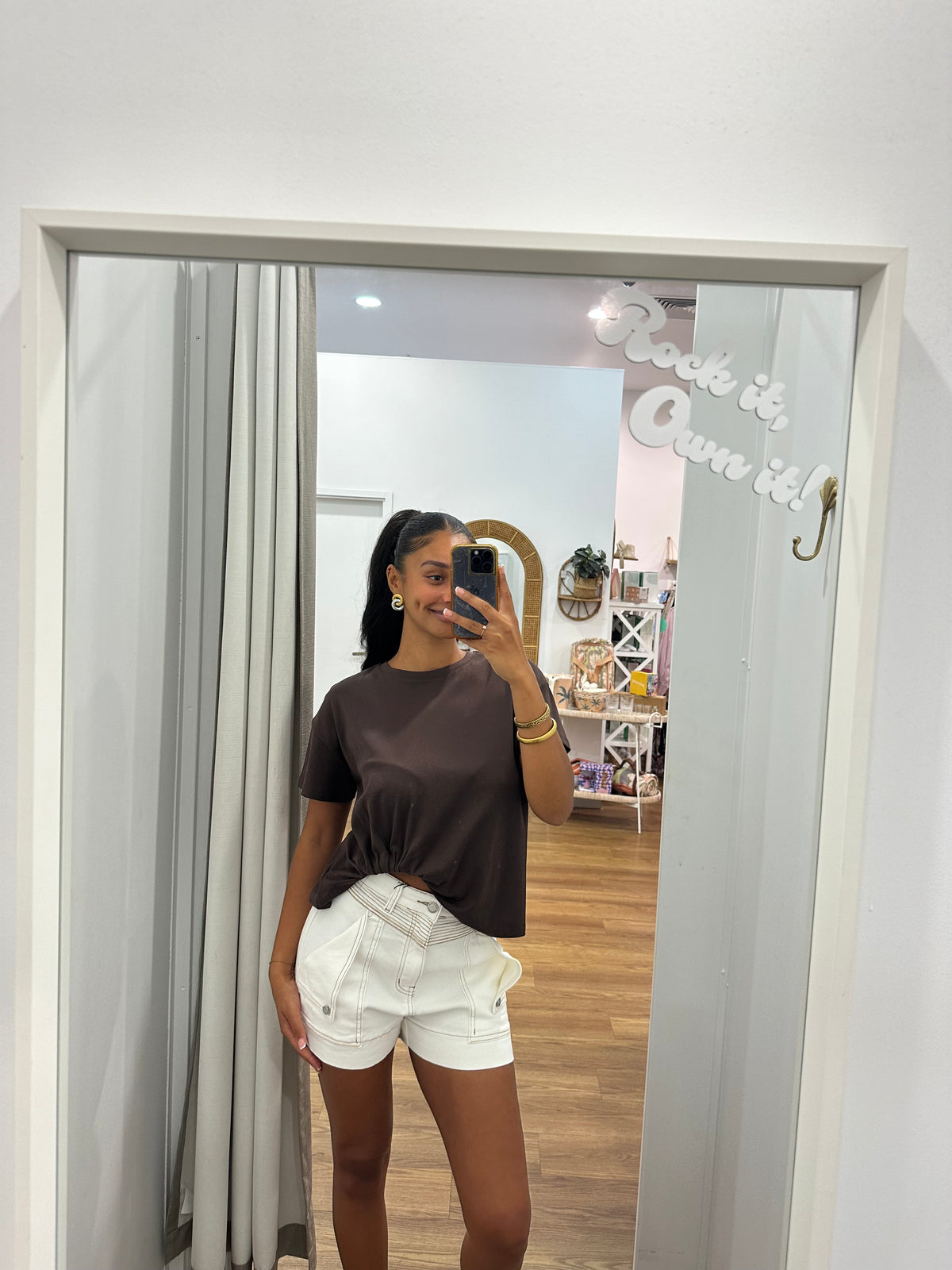 Chocolate Tuck Tee by by Artikle Clothing