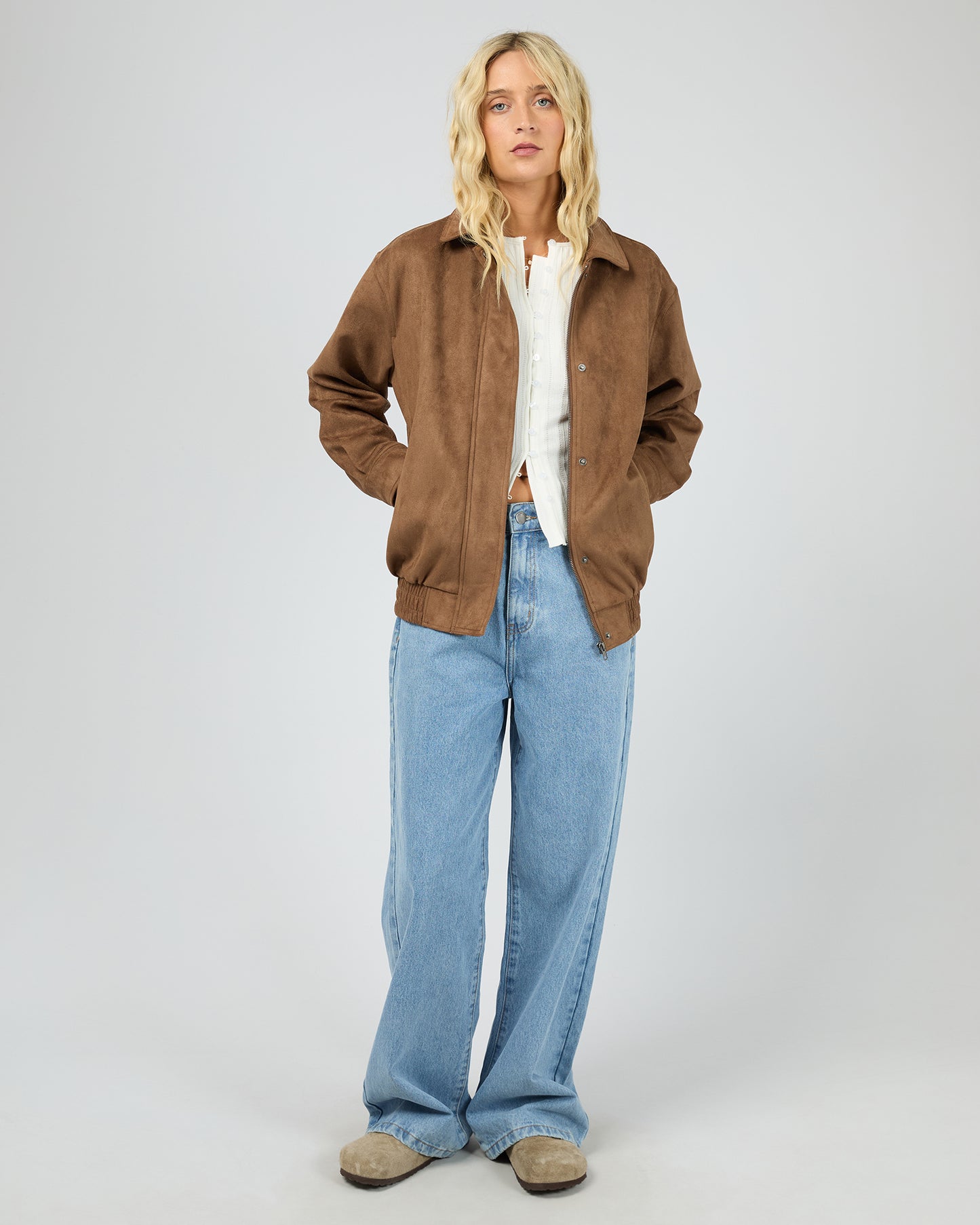 Kira Bomber Tan - All About Eve by Artikle Clothing