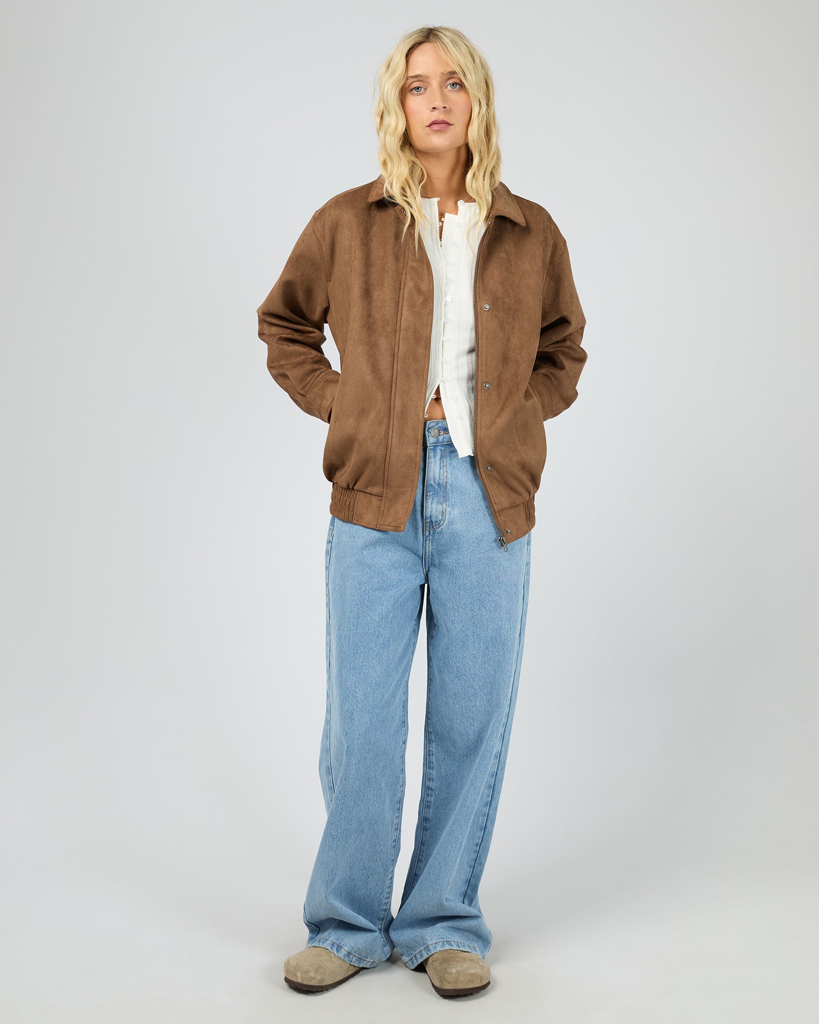 Kira Bomber Tan - All About Eve by Artikle Clothing