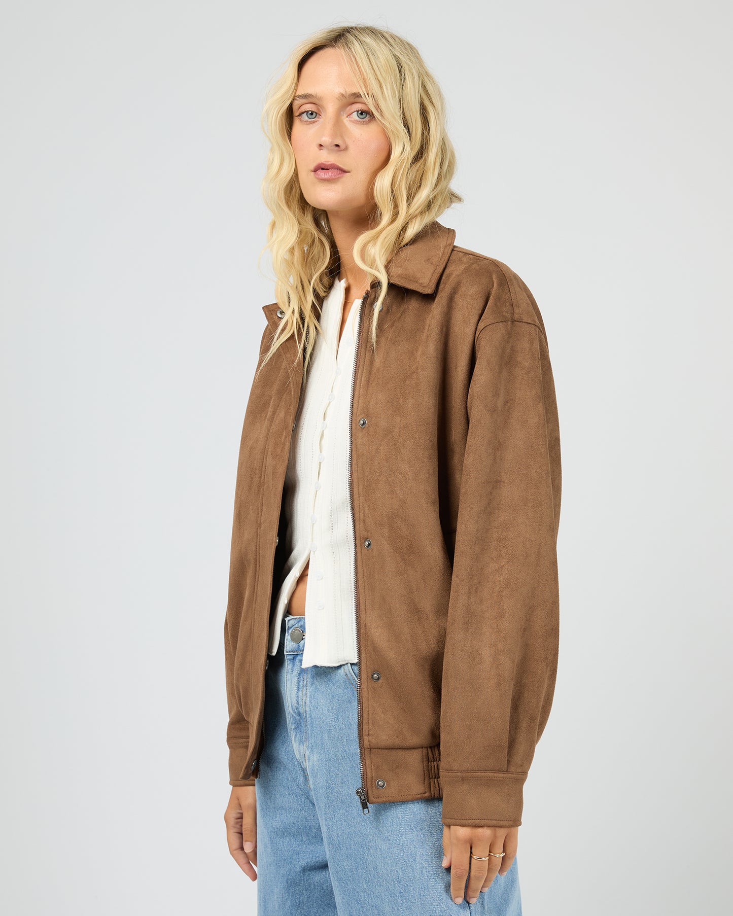 Kira Bomber Tan - All About Eve by Artikle Clothing