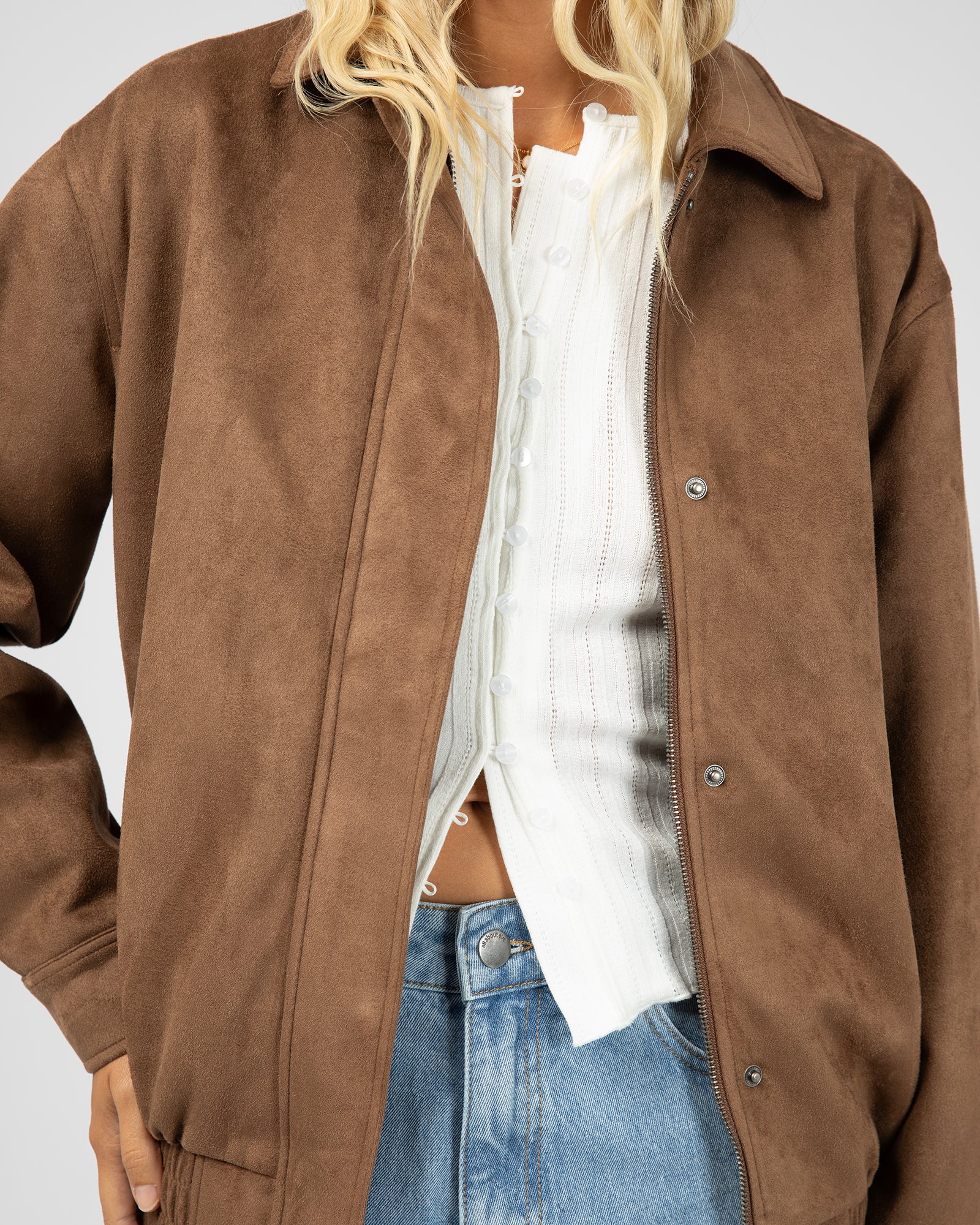 Kira Bomber Tan - All About Eve by Artikle Clothing