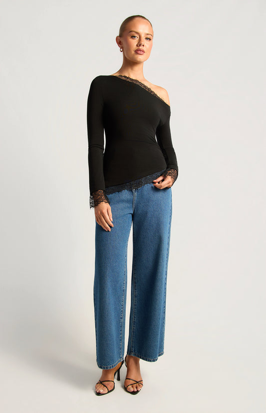 Twine Lace Top - Black by Artikle Clothing