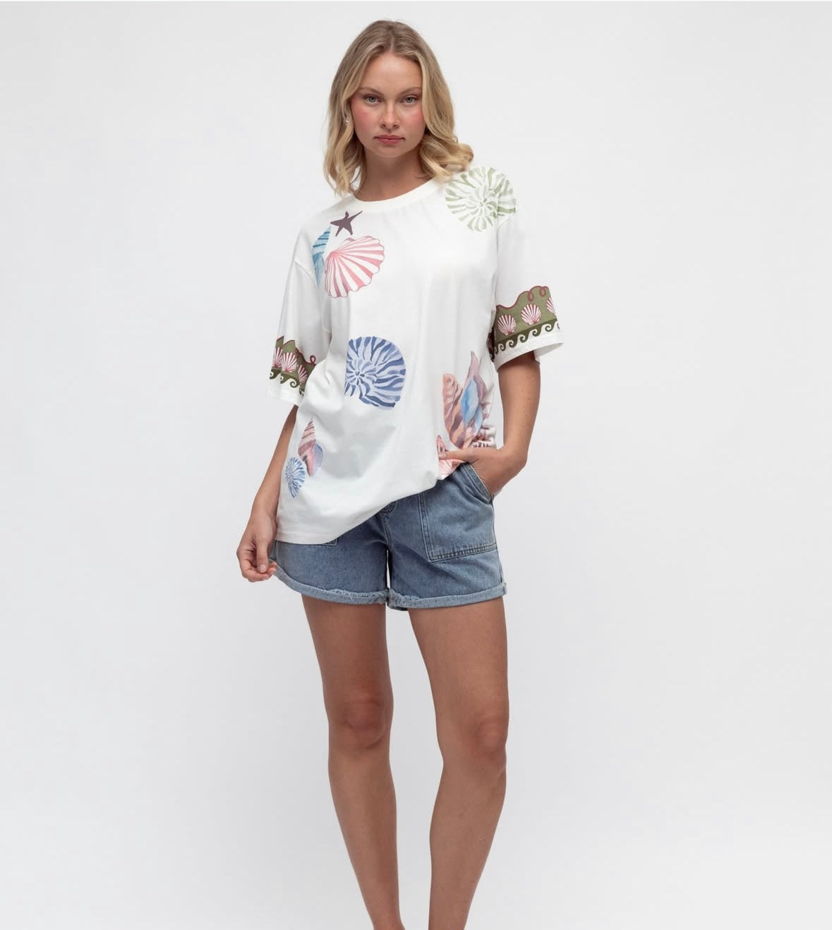 Shell Tee by Paperheart