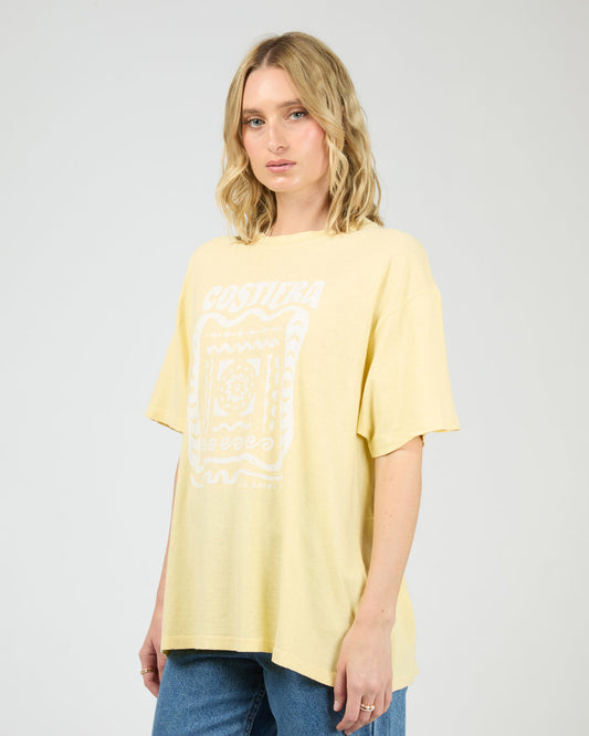 Costiera Relaxed Tee - Yellow