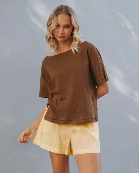 Jenna Boat Neck Top