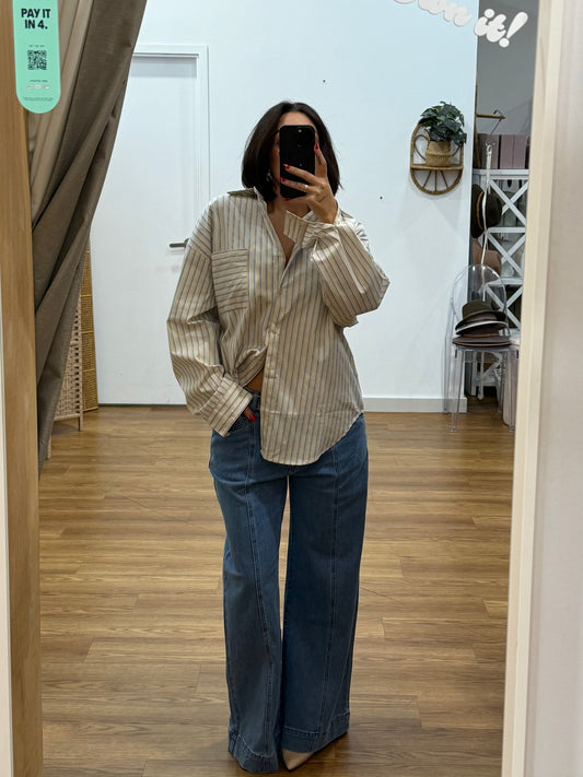 Biba Oversized Stripe Shirt