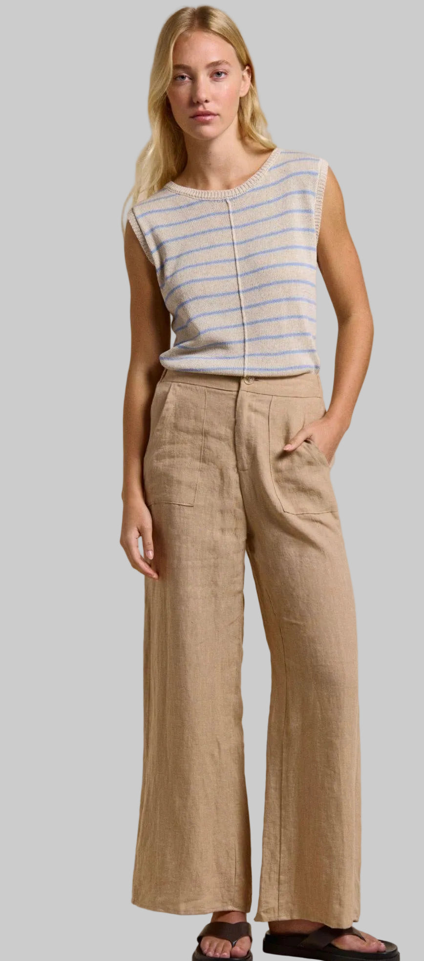 Jude Pant Taupe - by Little Lies by Artikle Clothing