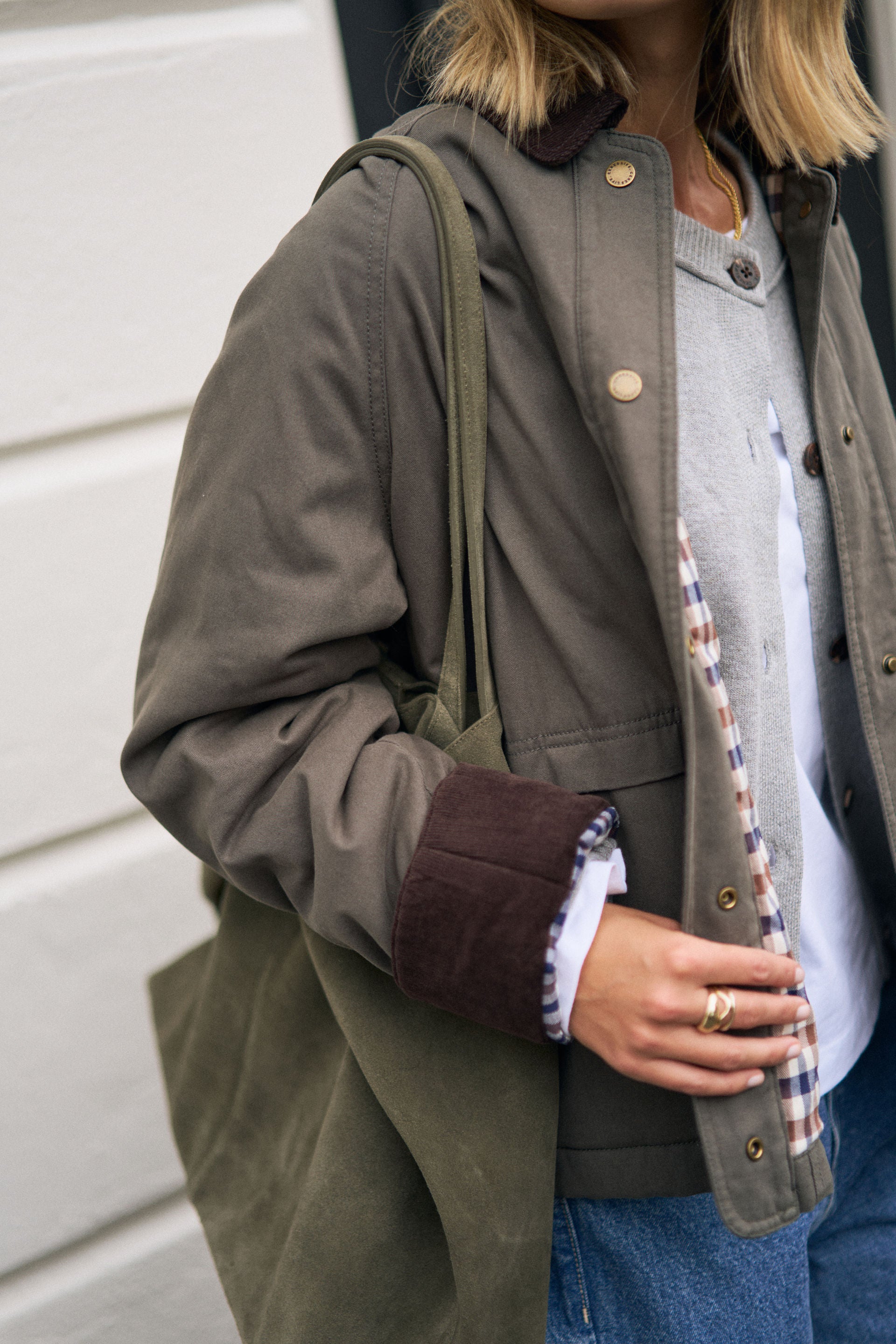 Ceres Life Blair Barn Jacket - Moss by Artikle Clothing