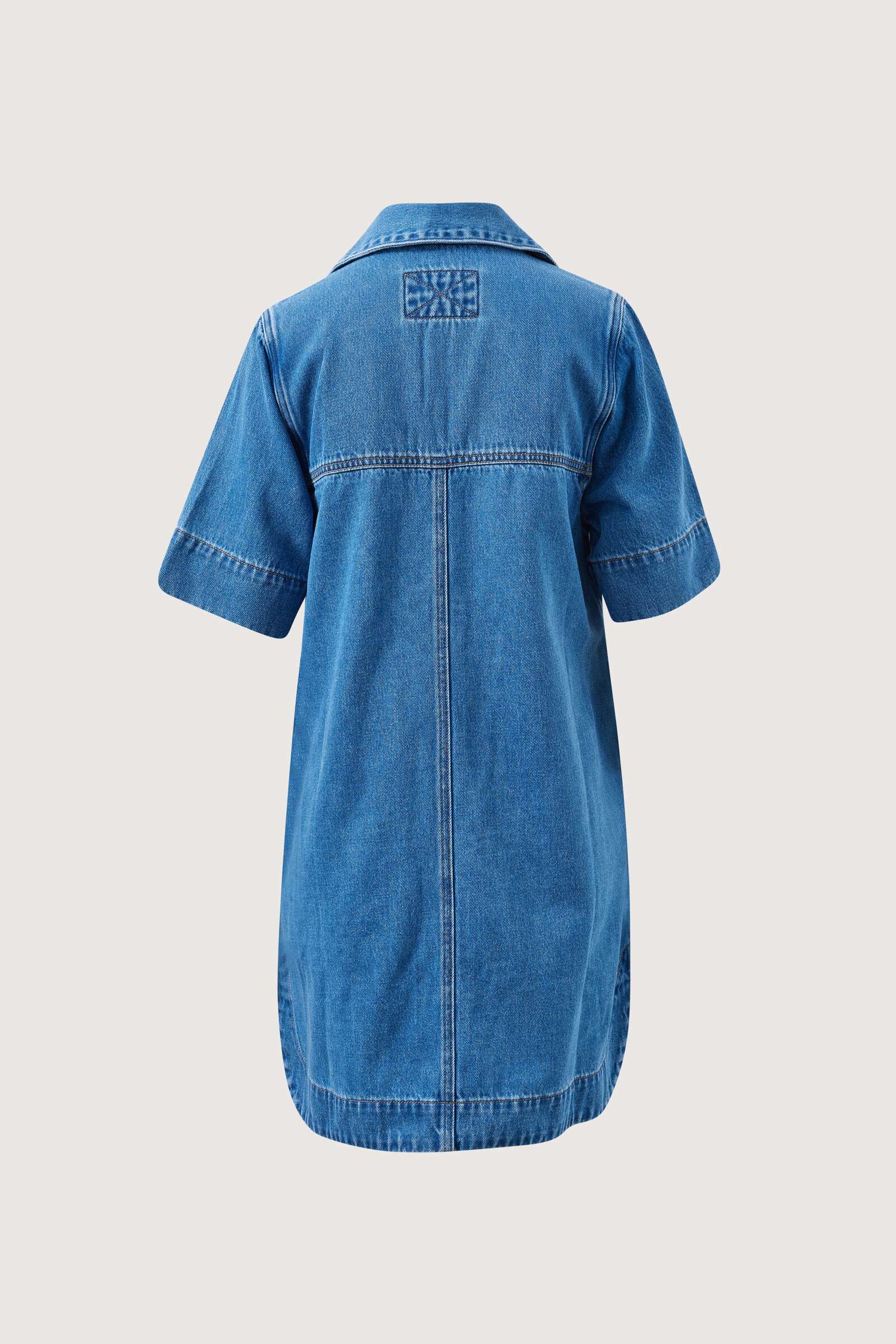 Ceres Life Bonnie Relaxed Shirt Dress - Fresh Indigo by Artikle Clothing