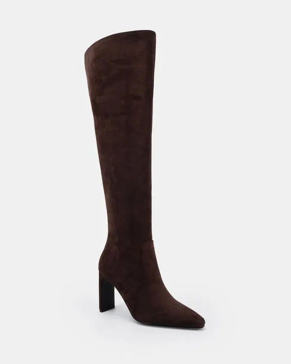 Novo Kyomi Boot - Espresso Suede by Artikle Clothing