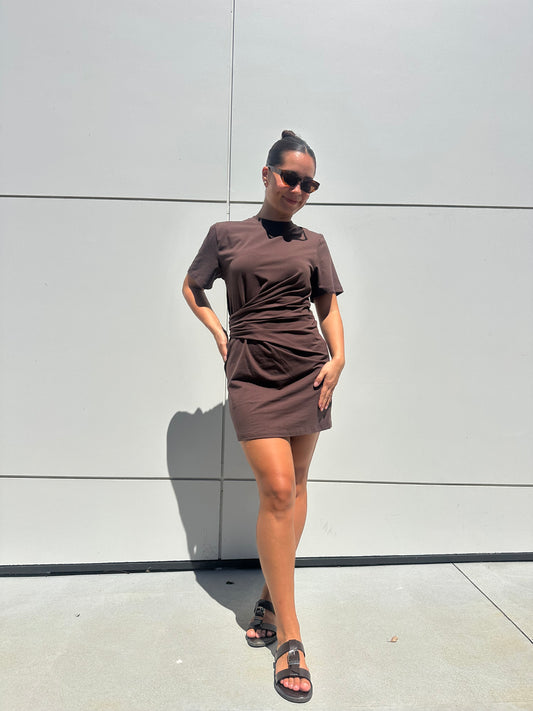 Esse Mini Dress Chocolate