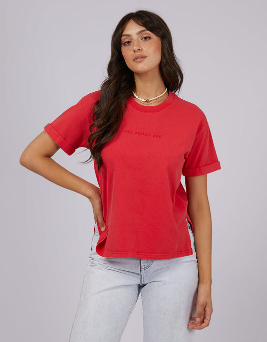 AAE Washed Tee - Red