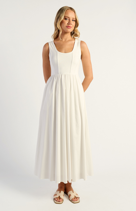 Harmony Maxi Dress - White
